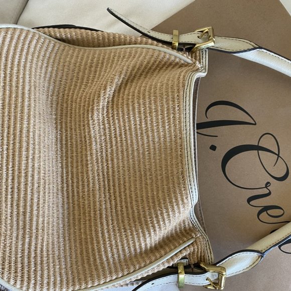 J Crew straw handbag- very good condition and perfect for summer! - Picture 2 of 7